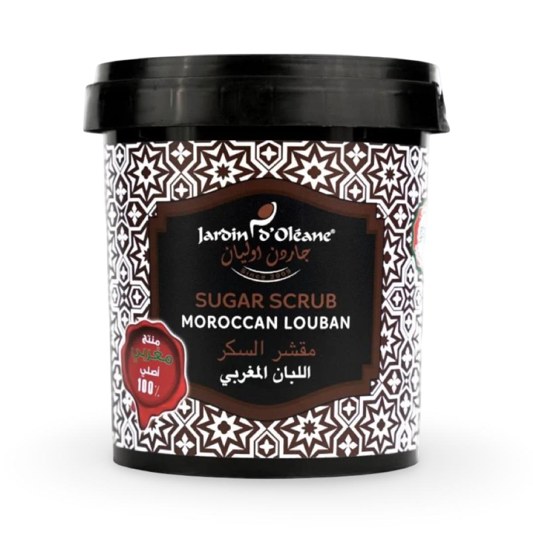 jardin D&amp;#039; oleane sugar scrub with moroccan louban 600g